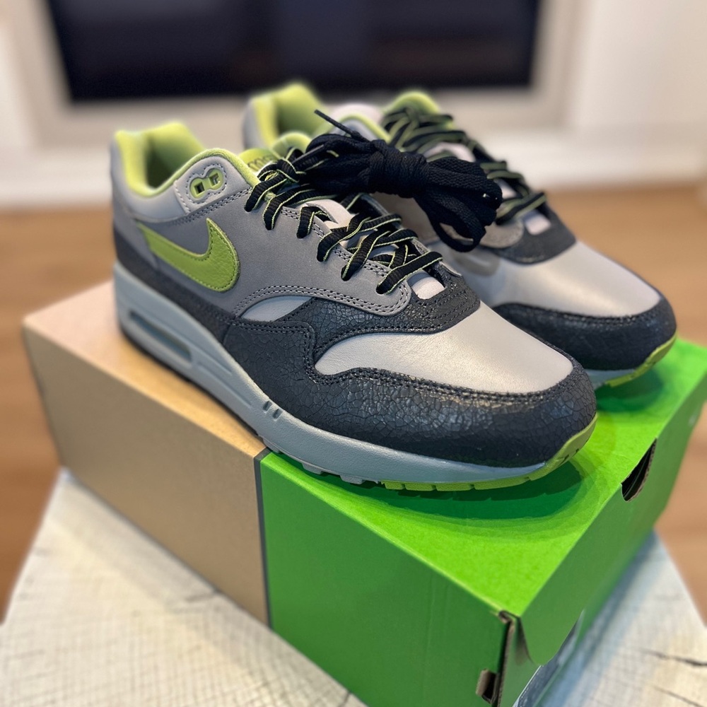 Nike Air Max Sneakers in Gray and Green